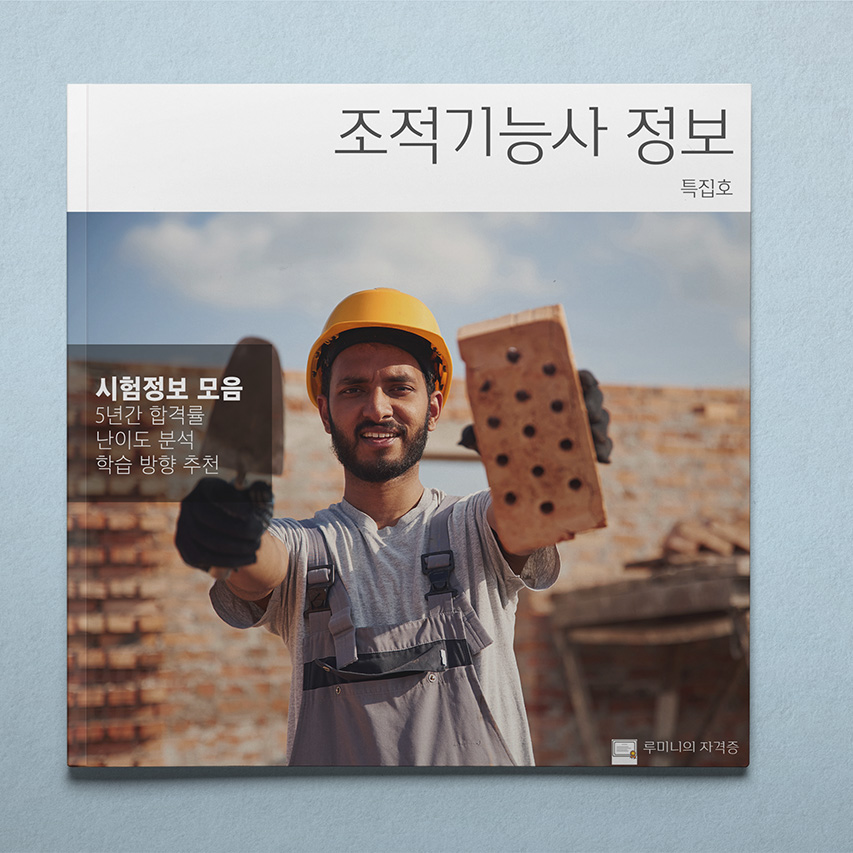 조적기능사 따도 좋을까? 자격증 분석 📖