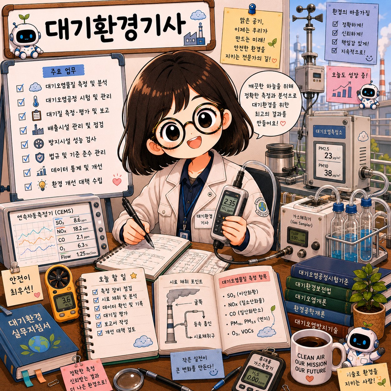 대기환경기사 합격률 및 시험통계 정보