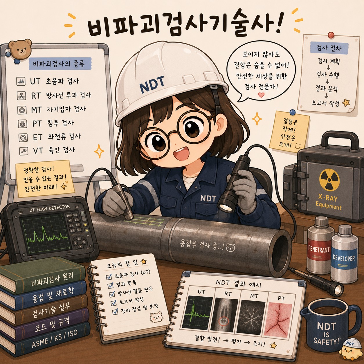 비파괴검사기술사 합격률 및 시험통계 정보 (26.6.24.수정)