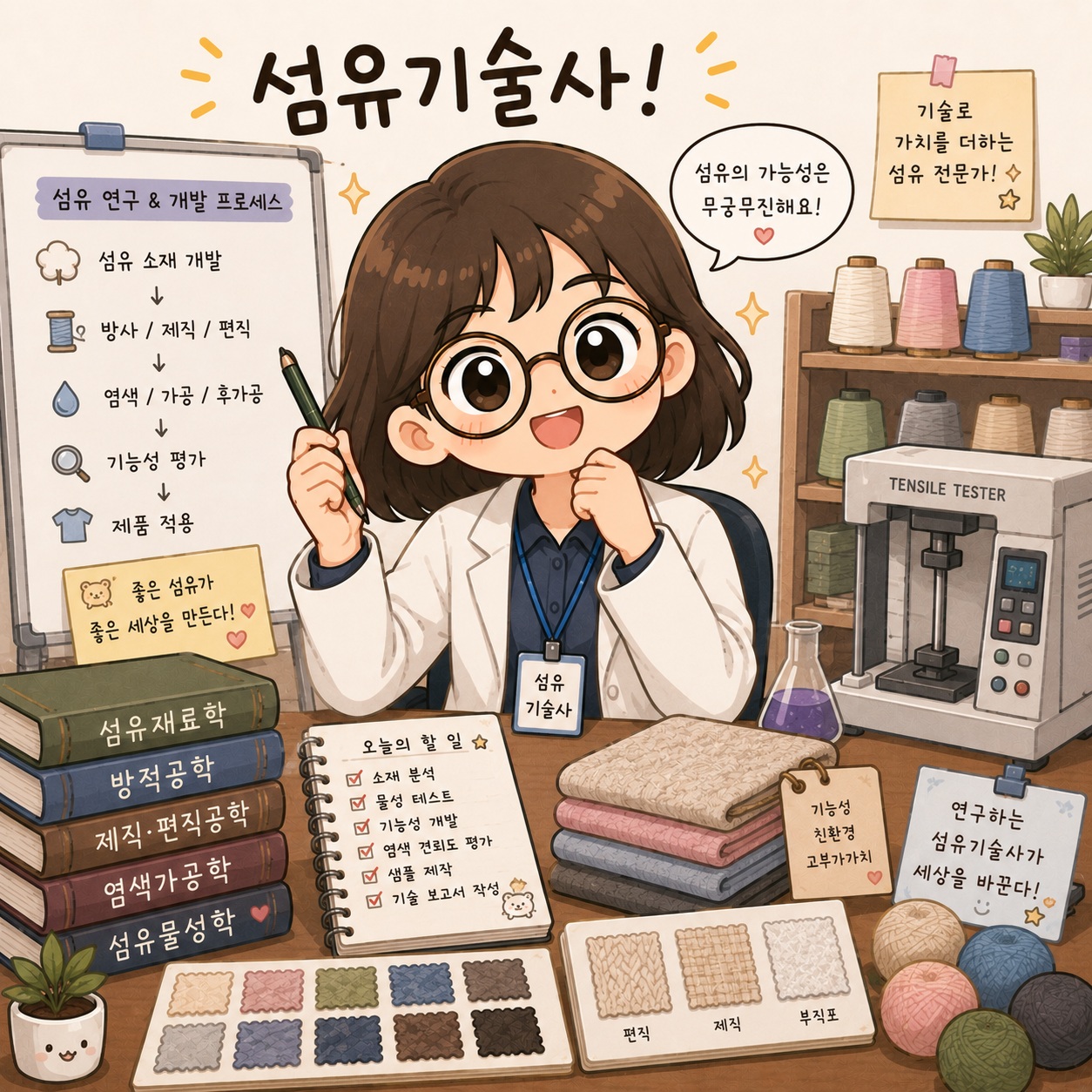 섬유기술사 합격률 및 시험통계 정보