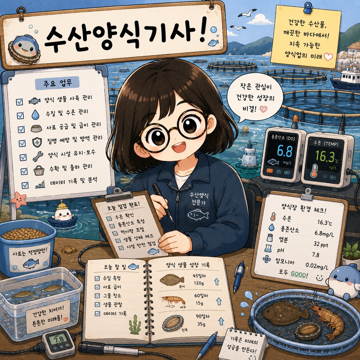 수산양식기사 합격률 및 시험통계 정보