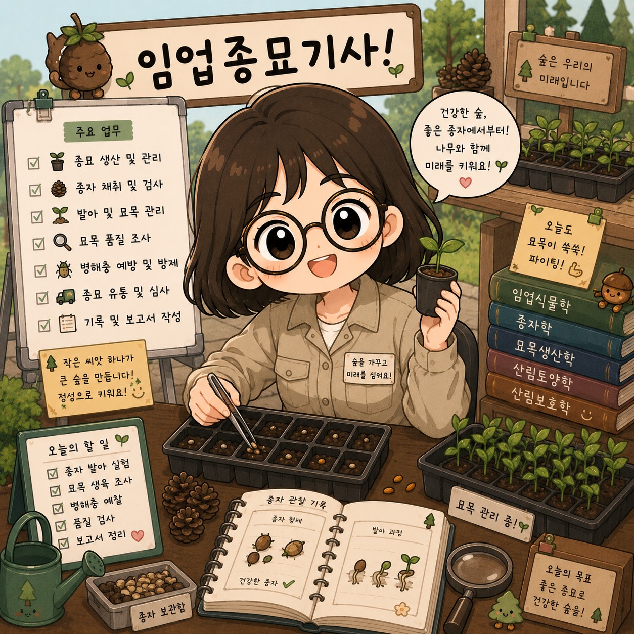 임업종묘기사 합격률 및 시험통계 정보